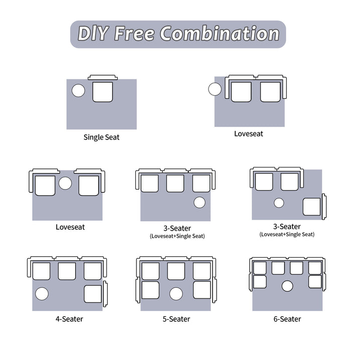 Convertible Floor Sofa Bed With Pillow Back Support Armrest