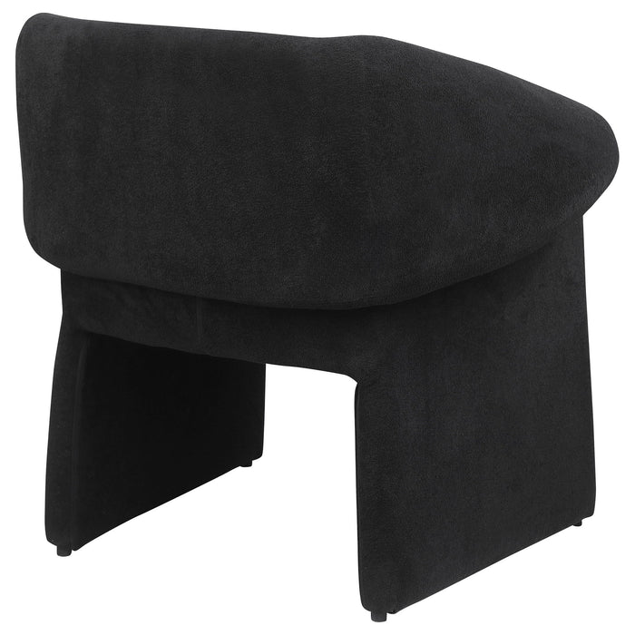 Mcdonald - Upholstered Sloped Arm Accent Chair - Black