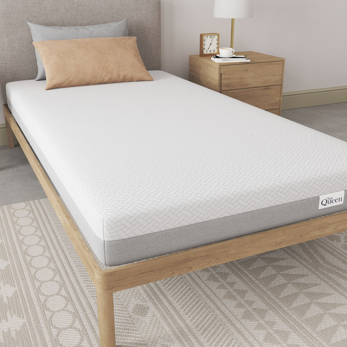 8" Memory Foam Mattress With Adaptive Foam Support And Breathable Cover