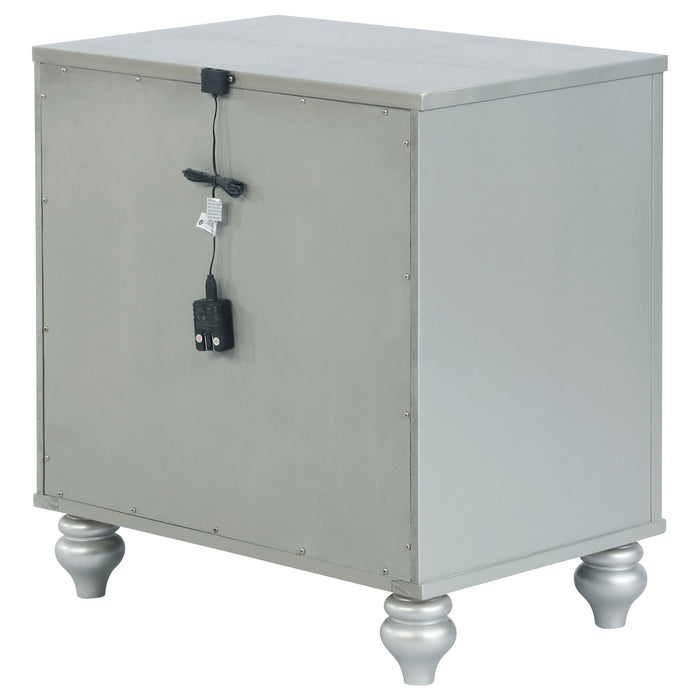 Menlo - 2 Drawer Nightstand - Gray