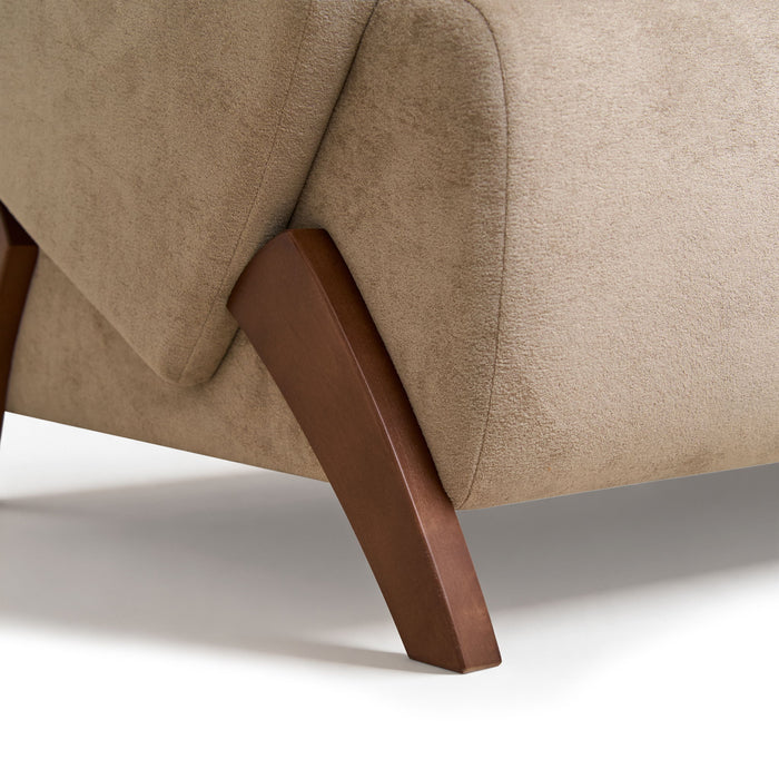 Lounge Accent Chair For Living Room - Beige Coffee