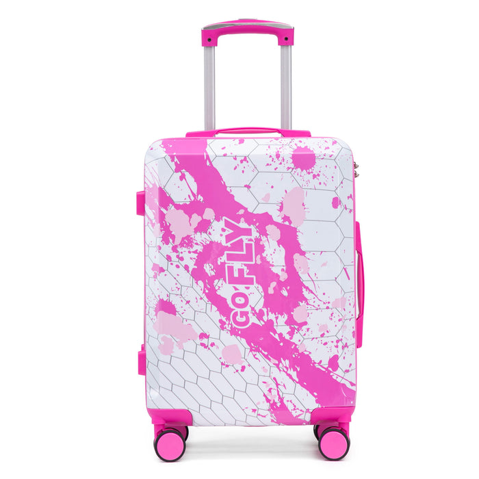 Luggage With Combination Lock, Lightweight Carry-On Suitcase
