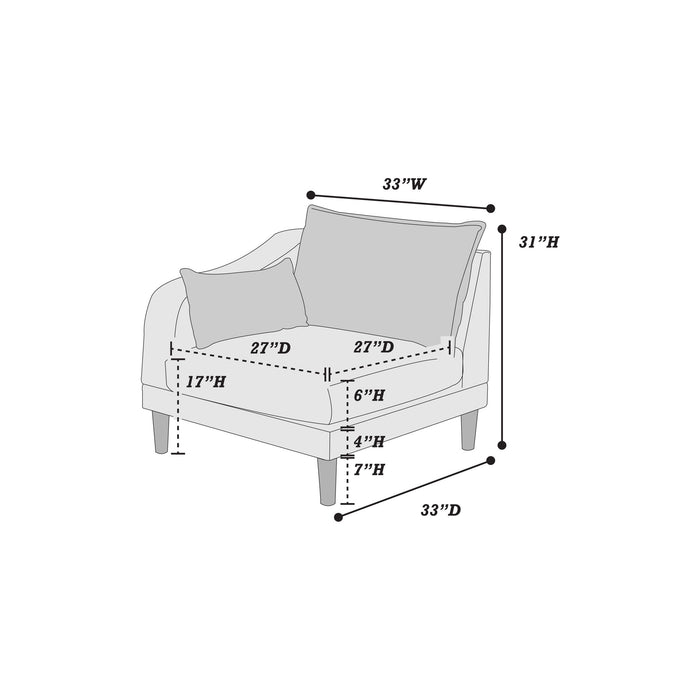 Modular L-Sectional Set With Ottomans - Pink
