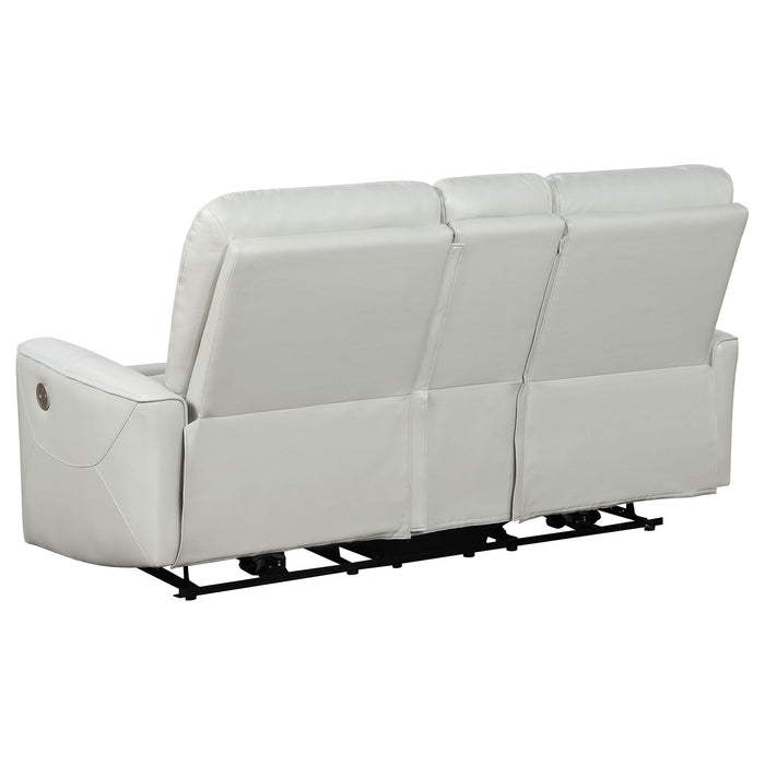 Denson - Power Reclining Loveseat With Console And USB Port
