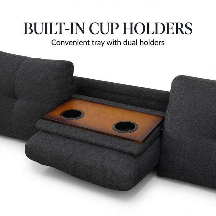 L - Shaped Sectional Sofa With Movable Left Chaise