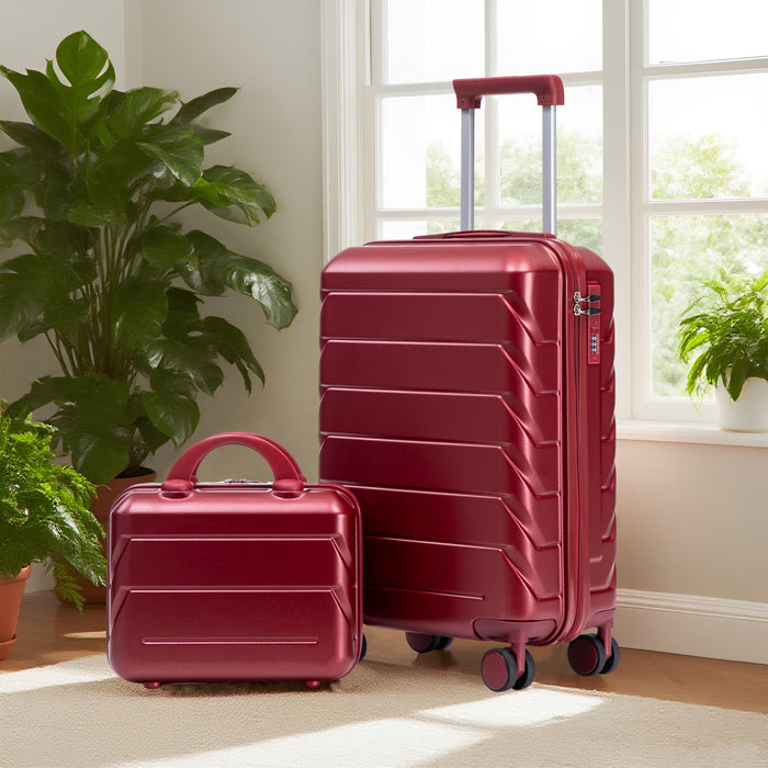 Spinner Luggage Set With Combination Lock