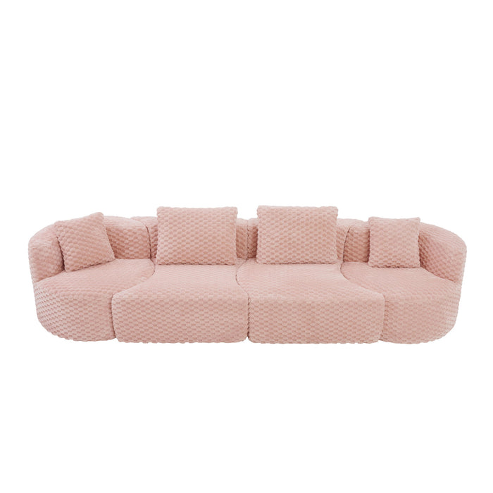 Modular Sectional Sofa With Free Combination Design