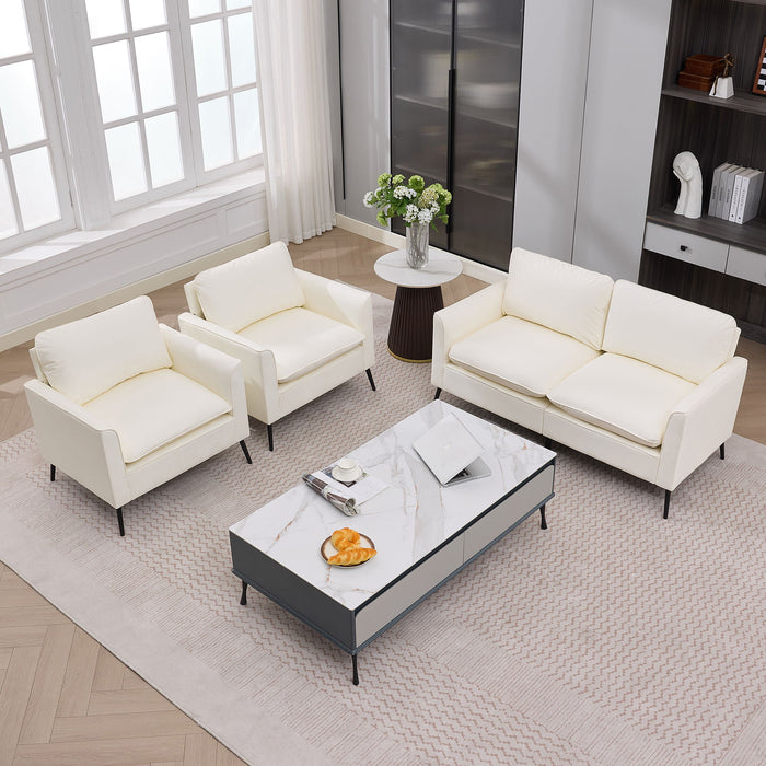 Upholstered Loveseat, For Living Room