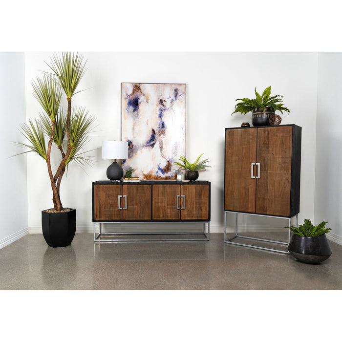 Washoe - 4 Door Accent Cabinet - Walnut