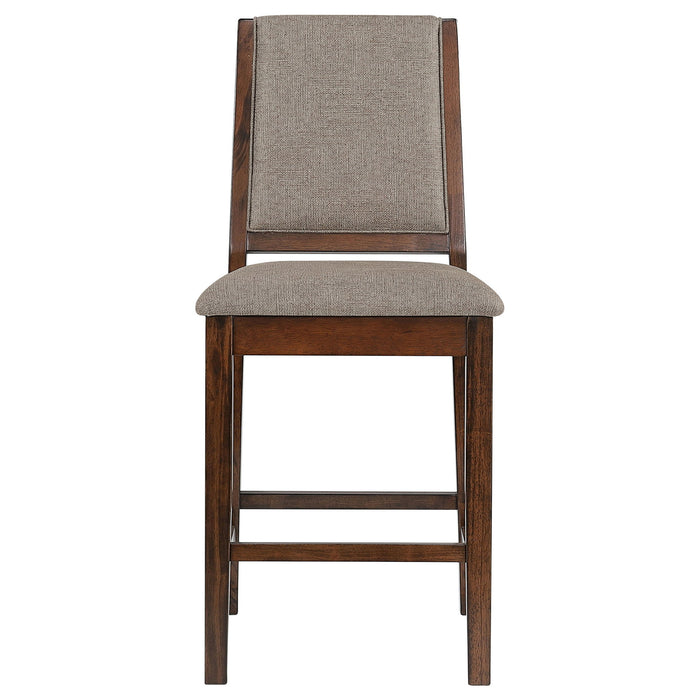 Allen - Upholstered Counter Chair (Set of 2) - Oak