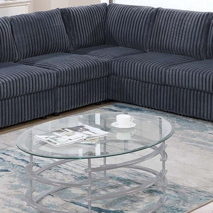 L-Shaped Sectional Set For Living Room