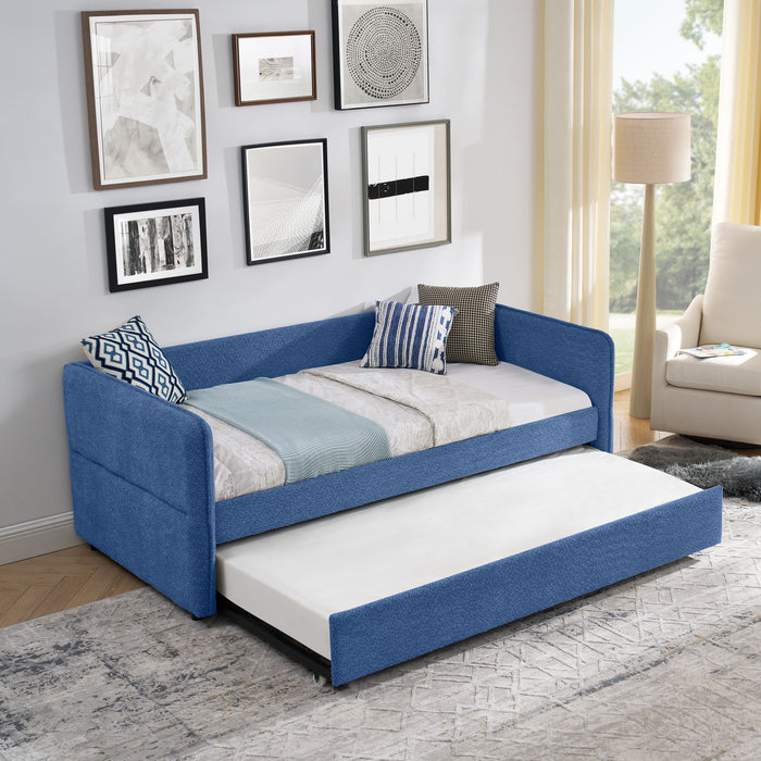 Upholstered Daybed With Pop Up Trundle