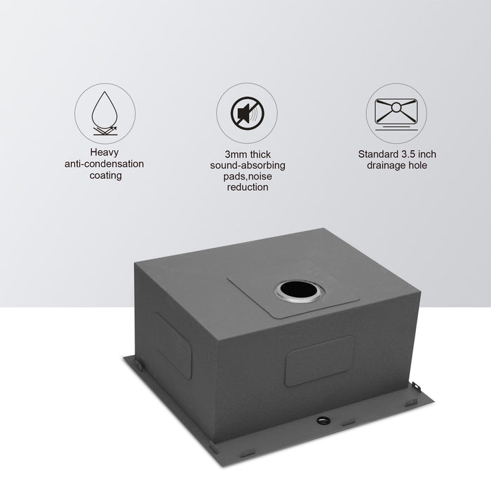 Stainless Steel Drop In Kitchen Sink, Topmount