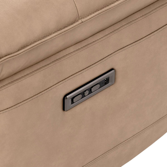 Branford - Power Recliner Sectional With LAF Chaise - Camel