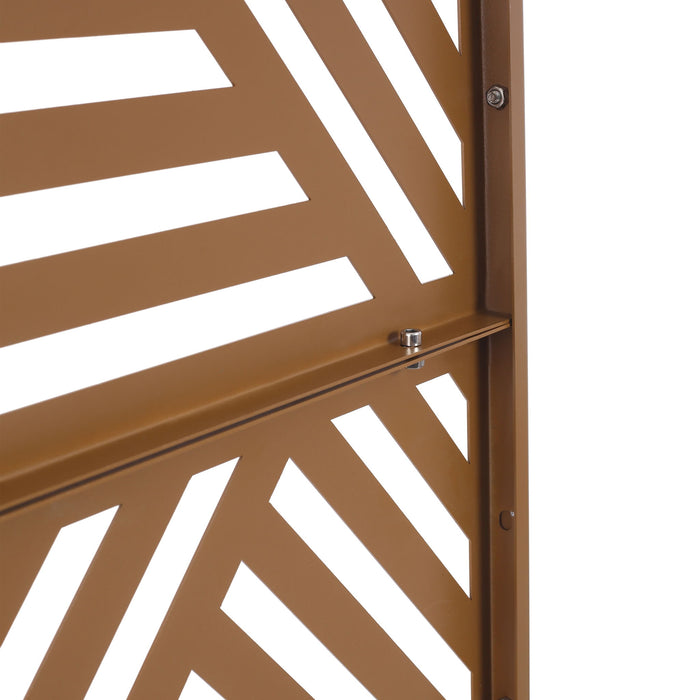 Freestanding Outdoor & Indoor Freestanding Metal Privacy Screen