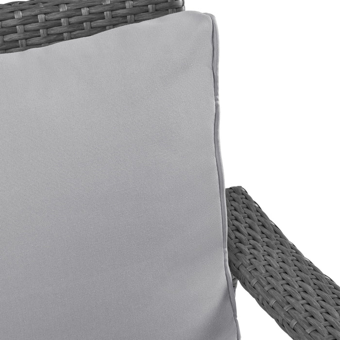 Honolulu - Loveseat - Gray / Silver