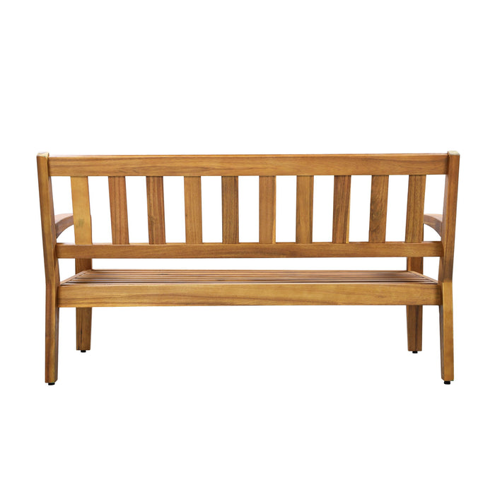 2 Piece Outdoor Conversation Set (Loveseat & Coffee Table With Water-Resistant Cushions)
