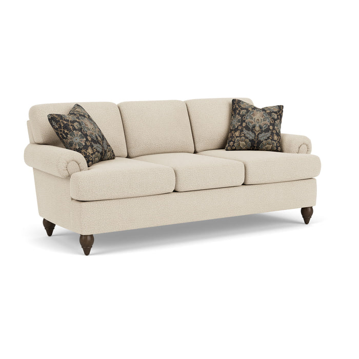 Moxy - Fabric Sofa, T-Shaped Seat Cushion, Rolled Arms