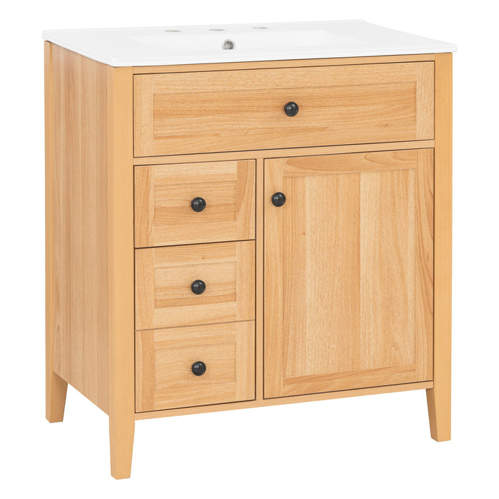 Bathroom Vanity With Sink, Soft Closing Cabinet