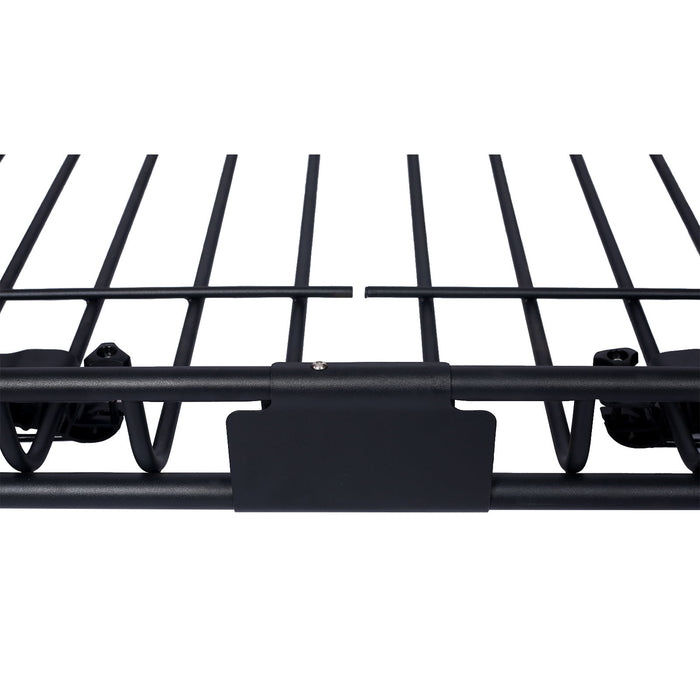 Motoring Rooftop Cargo Carrier Basket Steel, Universal Fit Roof Rack