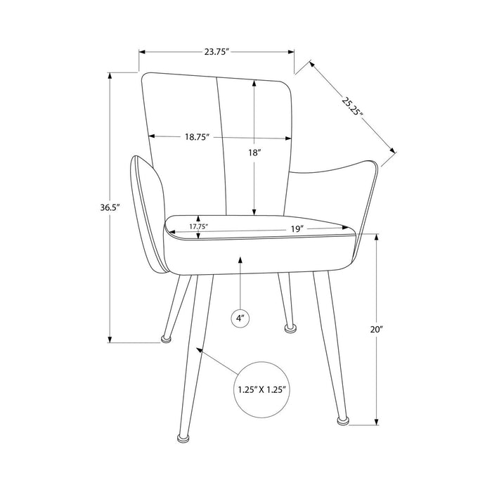 Dining Chair For Kitchen (Set of 2) - Brown