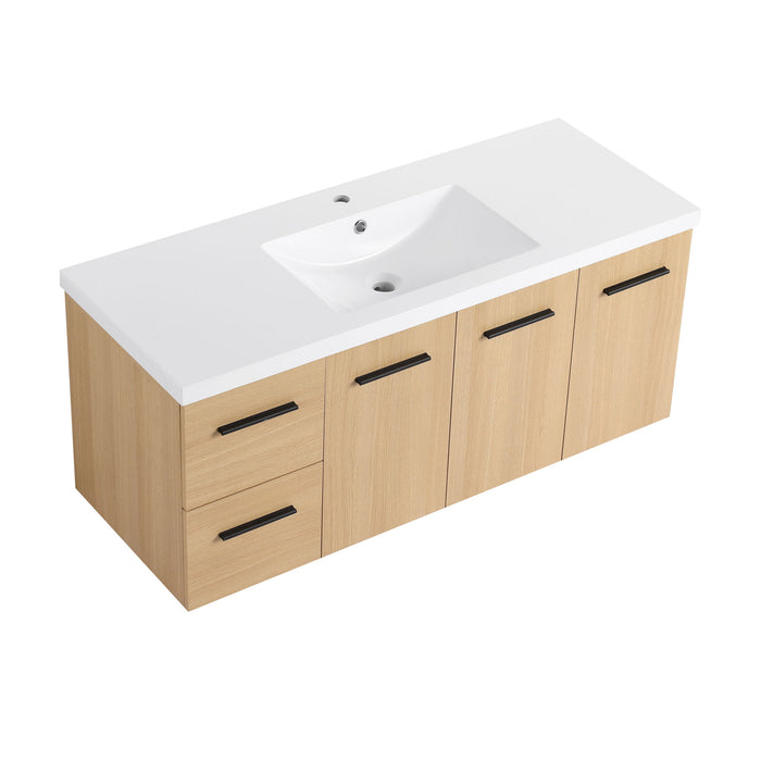 Floating Bathroom Vanity With Sink, Modular Cabinet