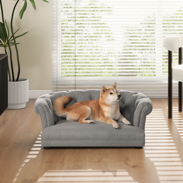 Kiki - Chesterfield Dog Sofa Bed Medium