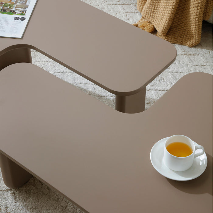L-Shape Coffee Table For Living Room