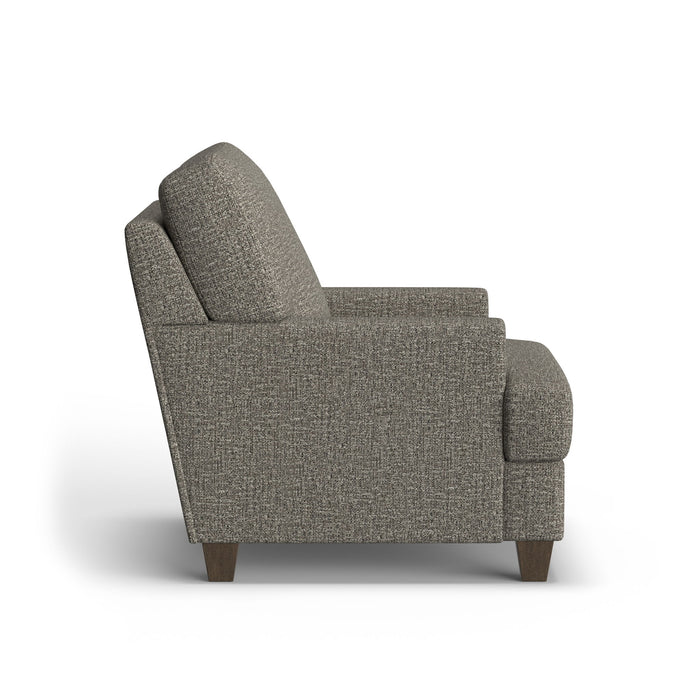 Moxy - Fabric Chair, Straight Track Arms