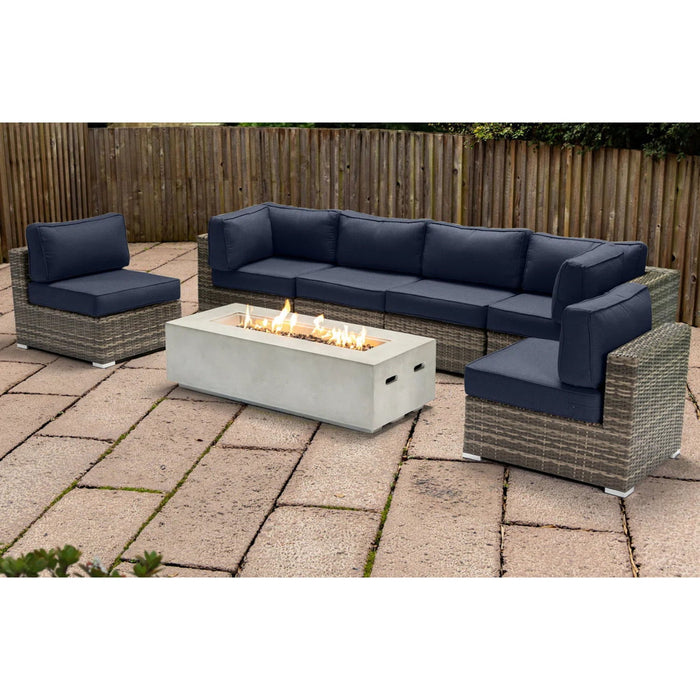 Outdoor Elegance Conversation Set With Fire Pit