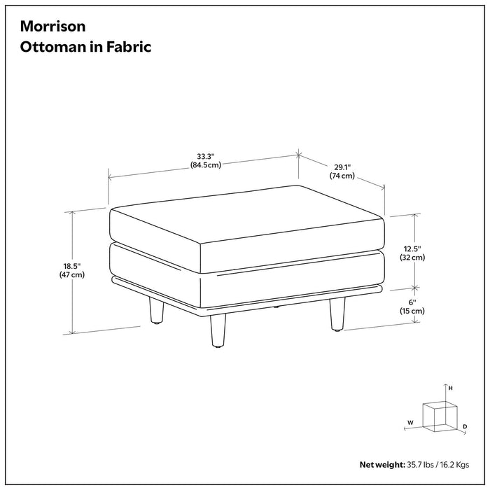 Morrison - Handcrafted Ottoman