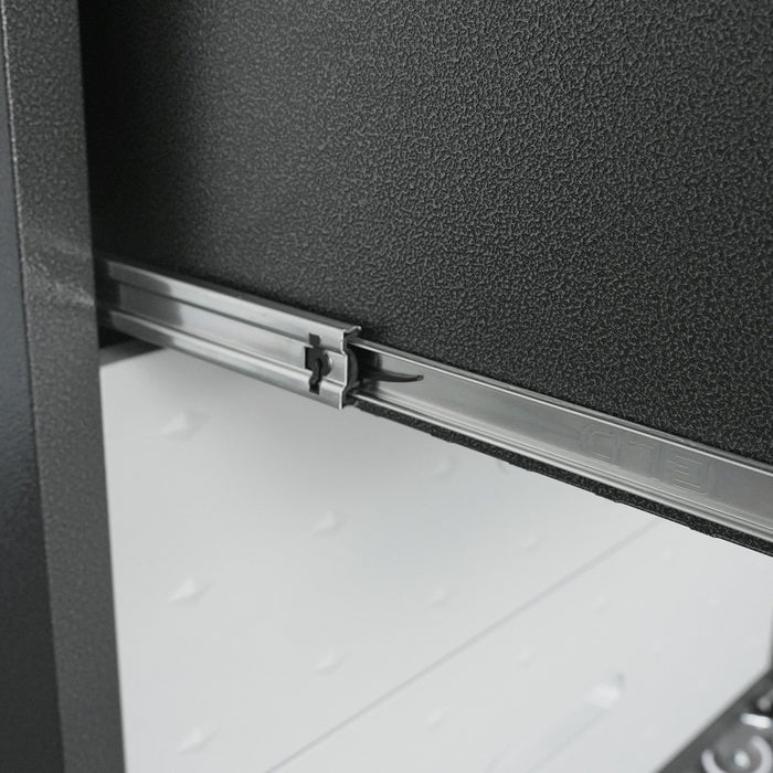 Heavy Duty Metal Storage Cabinet With Wheels 3 Drawer Tool Cabinet For Garage, Office, And Home Organizer Solutions