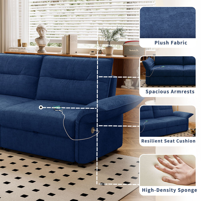 Sofa Bed With Convertible Design, Living Room Furniture