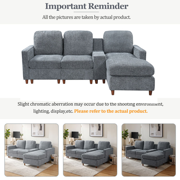 L - Sectional Sofa With Reversible Chaise