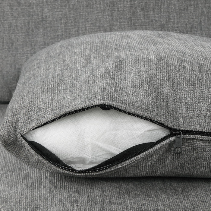 Modern 2 Seater Loveseat Sofa With Pull-Out Bed, Fabric, Built-In USB Ports & Cup Holders