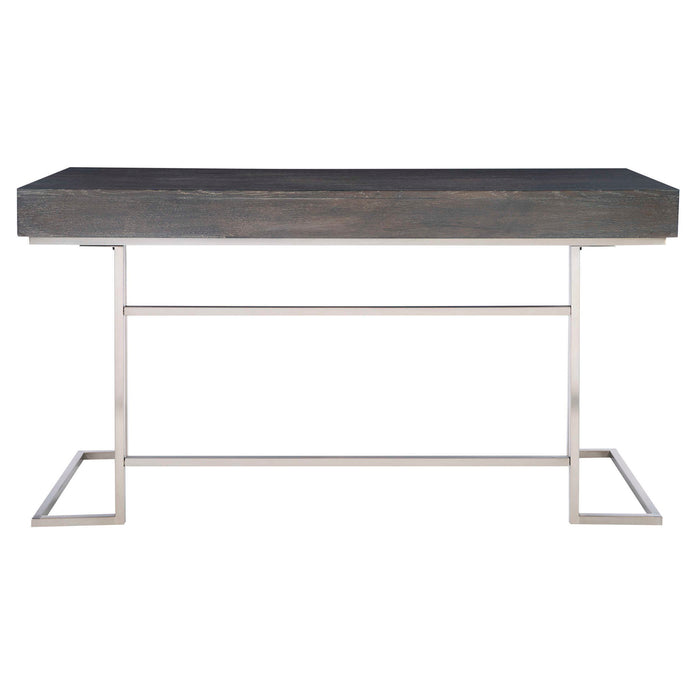 Claude - Modern Oak Desk - Dark Gray