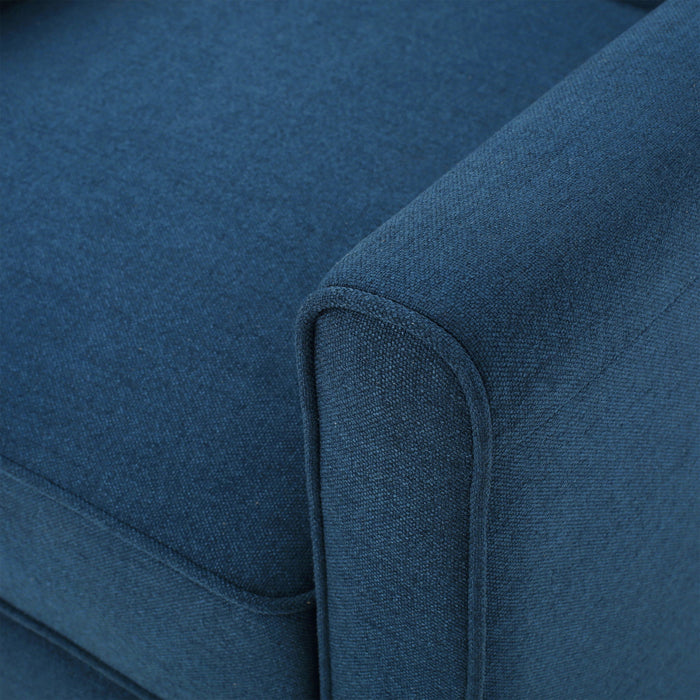 Upholstered Push Back Recliner Chair For Living Room