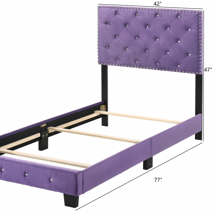 Luxurious Upholstered Bed
