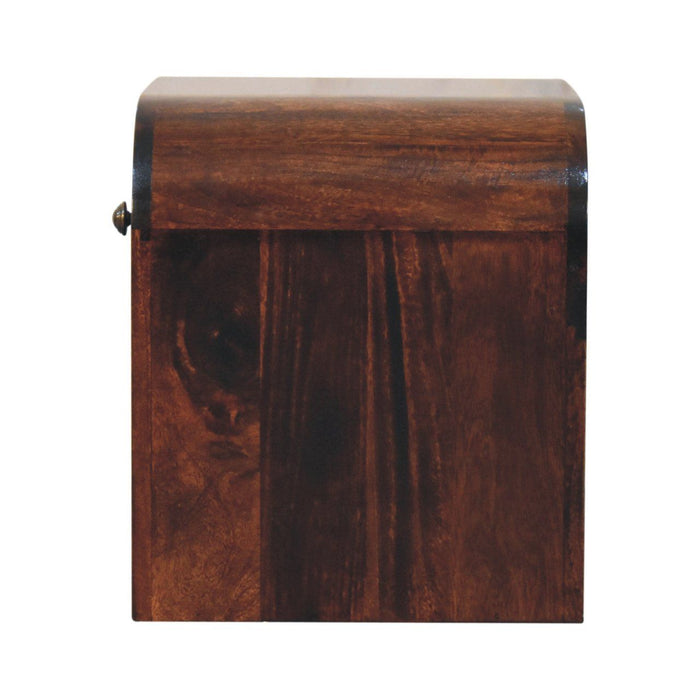 Disc Nightstand - Walnut