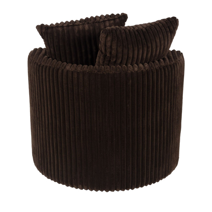 Swivel Upholstered Accent Chair For Living Room