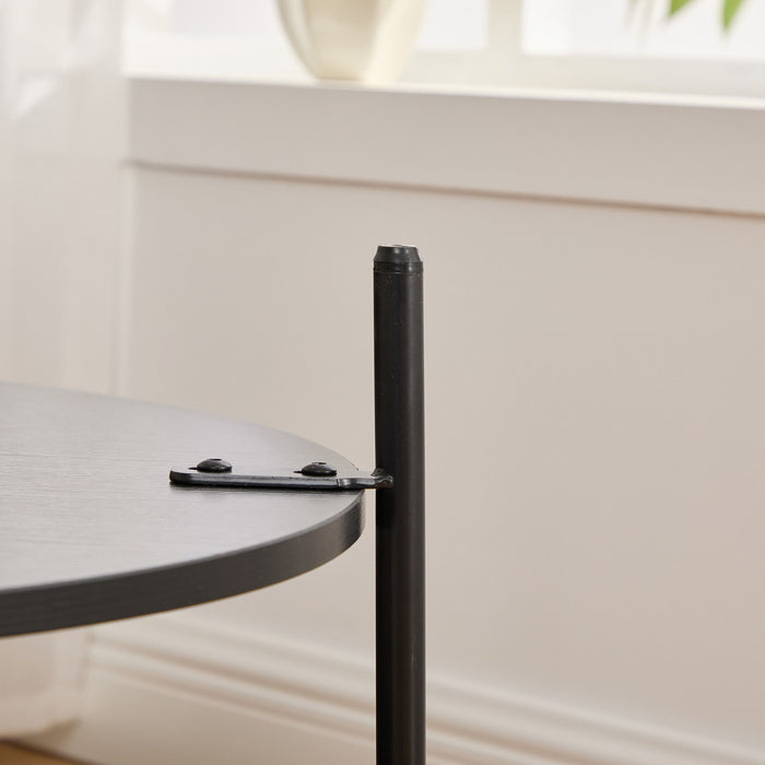 Upholstered Ottoman Coffee Table Foot Rest With Open Storage