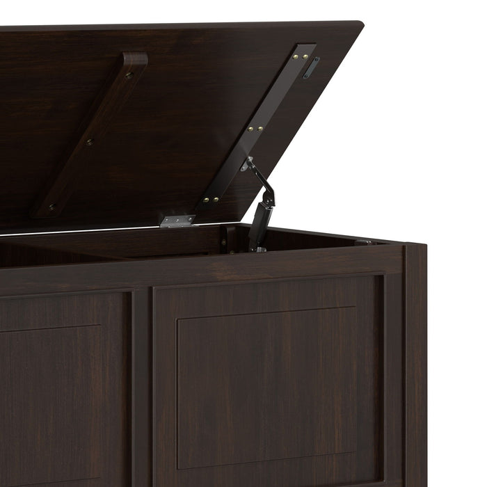 Connaught - Large Storage Bench Trunk - Dark Brown
