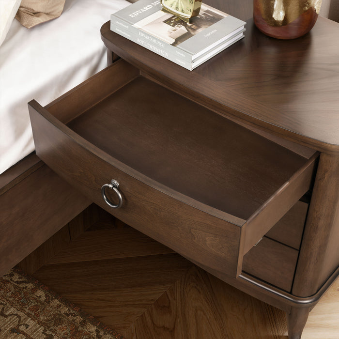 Bellevue - 3-Drawer Nightstand - Whiskey Brown