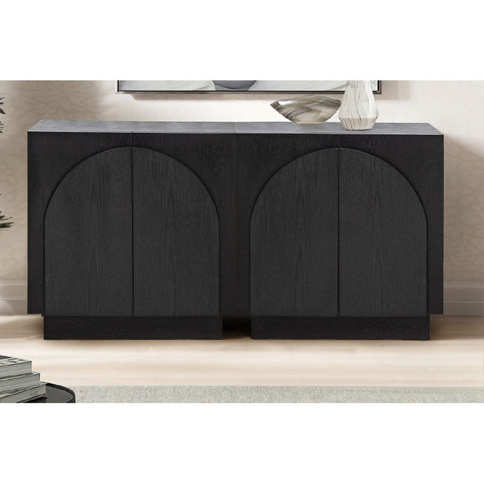 Modern Sideboard Buffet With Arched Cabinet Doors