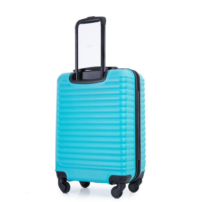20" Carry On Luggage Lightweight Suitcase, Spinner Wheels