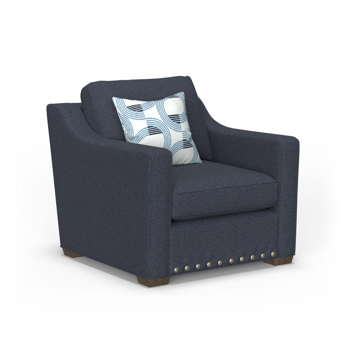 Milo - Fabric Chair With Nailhead Trim