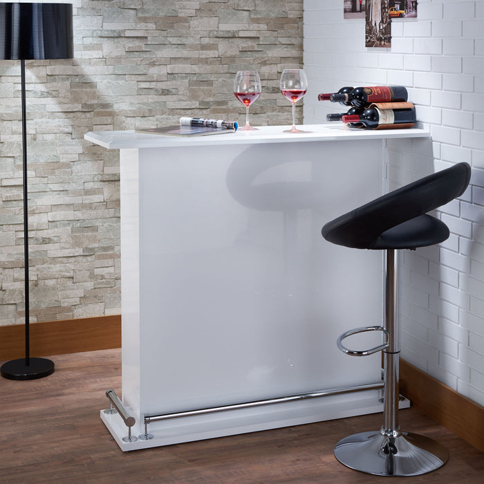 Kite - Bar Table - Gloss White