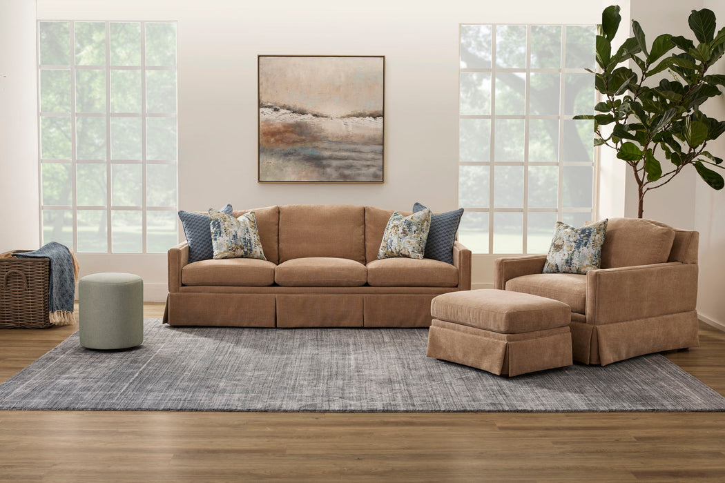 Lottie - Fabric Sofa With Skirt Trim