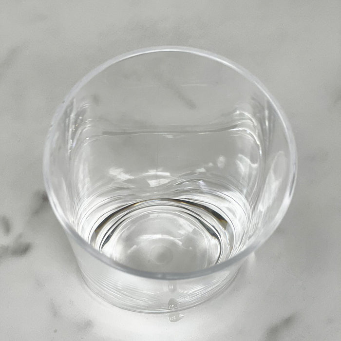 Halo - Leading Ware Oval Acrylic Glasses (Set of 4) Dof, Bpa Free, 12Oz Plastic Drinkware - Clear