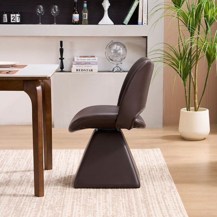Modern Swivel Dining Chair With High Back